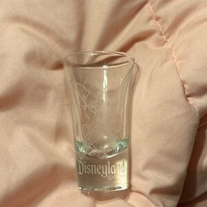 Disney Tinker Bell Clear Glass Shot Glass